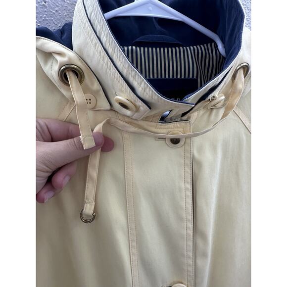 Women Braetan Yellow Button Up Hooded Jacket Size Medium - Picture 6 of 16